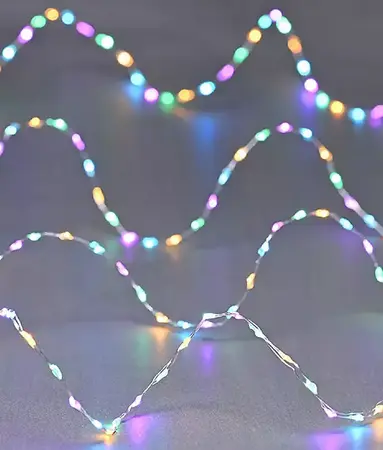 378 compact dewdrop lights - soft multi