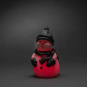 38cm Colour Changing LED Christmas Snowman - image 4