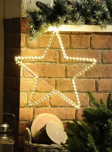 38cm Warm White LED Christmas Star