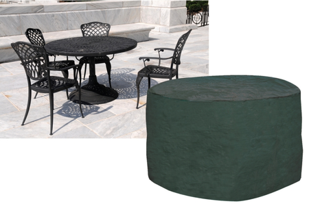 4-6 Seater Round Furniture Set Cover Green - image 3