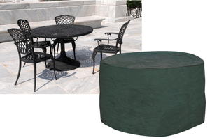 4-6 Seater Round Furniture Set Cover Green - image 3