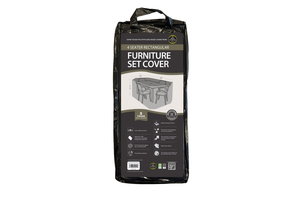 4 Seater Rectangular Furniture Set Cover Black - image 2
