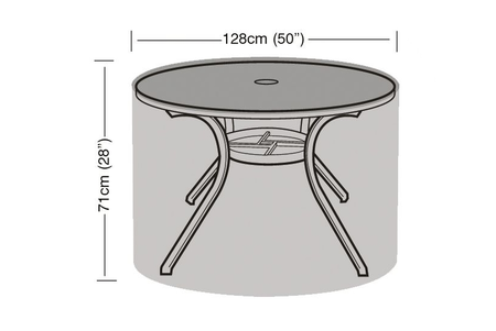 4-6 Seater Round Table Cover Black - image 1