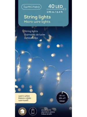 40 Micro LED stringlights steady indoor - image 1