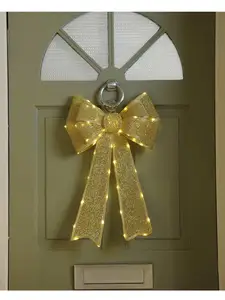 40 x 60cm bo lit gold bow