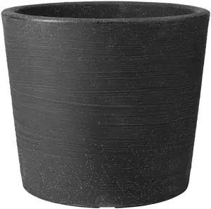 40cm Varese Low Planter Granite - Granite