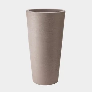 40cm Varese Tall Vase Alpine Grey  Alpine Grey