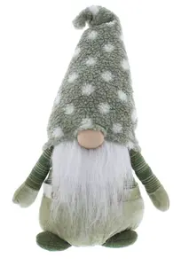 43cm gonk with green hat with white spots