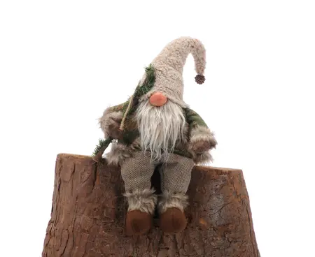 45cm Woodland Christmas Gonk with Lantern - image 2