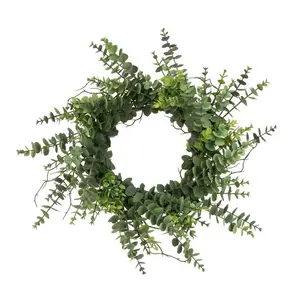 46cm Artificial Eucalyptus Christmas Wreath