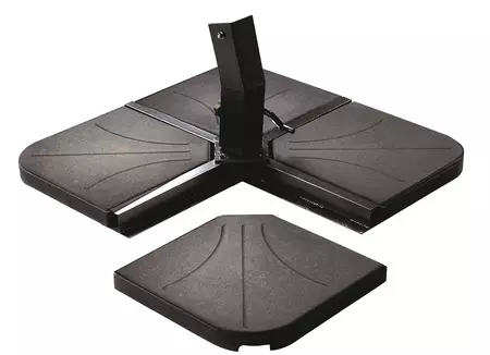 4pc Free Arm Parasol Base
