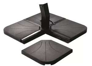 4pc Free Arm Parasol Base
