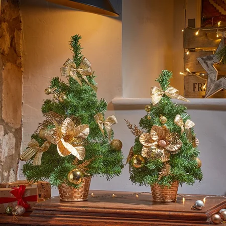 50cm Golden Fir Tabletop Christmas Tree - image 2