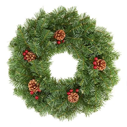 50cm Wreath with Berry-Cones - image 1