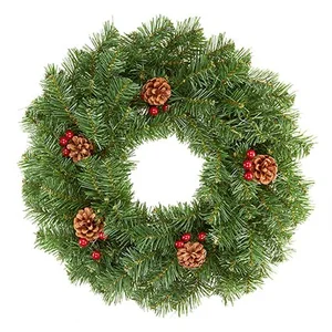 50cm Wreath with Berry-Cones - image 1