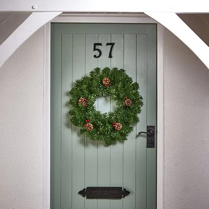 50cm Wreath with Berry-Cones - image 2