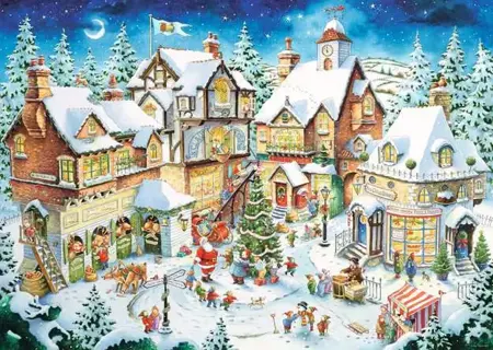 50th Anniv. Christmas Limited Addition 1000 Piece Jigsaw Puzzle - image 2