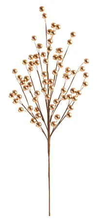 56cm Gold Berry Spray - image 2