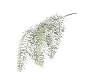 58cm Snowy Asparagus Artificial Christmas Spray