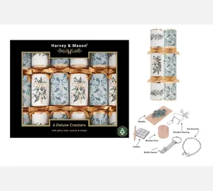 6 Deluxe Mistletoe Crackers