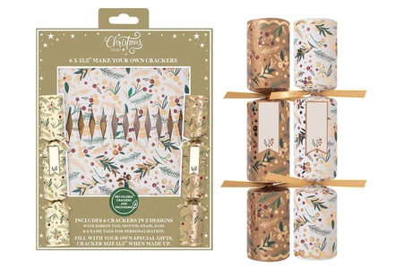 6 DELUXE MYO GOLD 13.5" CRACKERS