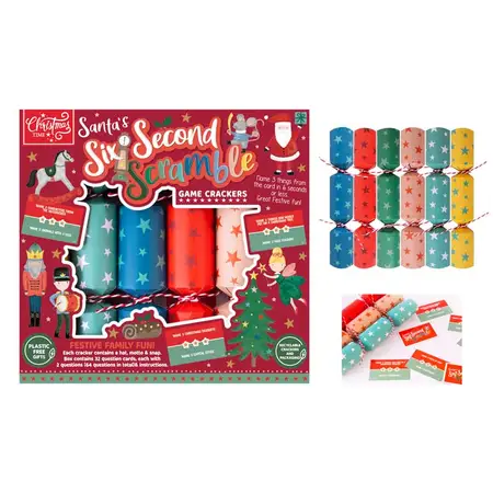 6 Game Six Second Scramble 9" Crackers