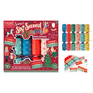 6 Game Six Second Scramble 9" Crackers