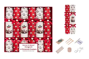 6 x12" CHRISTMAS PUDDING CRACKERS