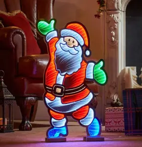 60cm Father Christmas Infinity Light