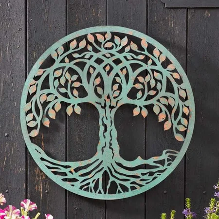 60cm Tree of Life - Verdigris