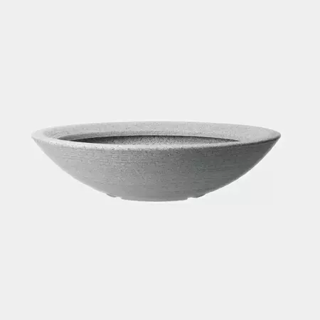 60cm Varese Low Bowl Alpine Grey Alpine Grey