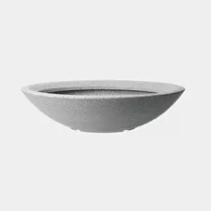 60cm Varese Low Bowl Alpine Grey Alpine Grey