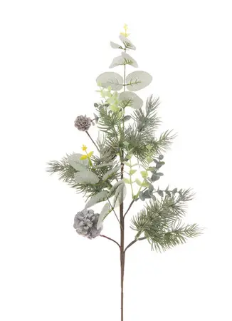 61cm Eucalyptus & Pine Artificial Christmas Spray
