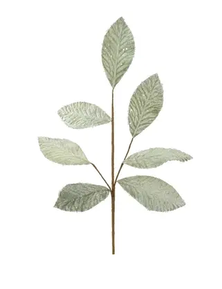68cm Frosted Green Artificial Leaf Spray