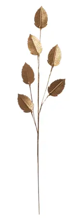 ^^ 75cm gold leaf spray