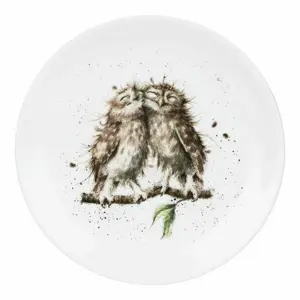 8" Coupe Plate - Owl