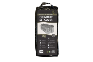 8 Seater Rectangular Furniture Set Cover Black - image 2