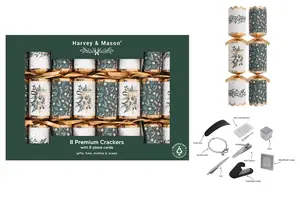 8 x12.5" PREMIUM GREEN MISTLETOE CRACKER