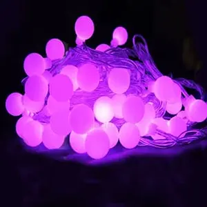 80 pink berry lights - clear cable