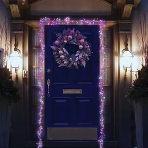 880 LED Multi Coloured Door Cluster Lights – 5.5m