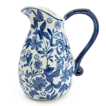 9” JUG – BLUE/WHITE DESIGN - image 1