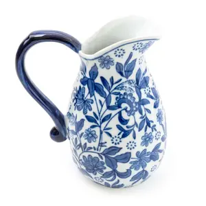 9” JUG – BLUE/WHITE DESIGN - image 3