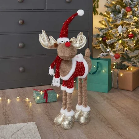 91cm Golden Rudolph Christmas Reindeer Plush - image 2