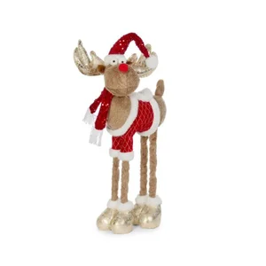 91cm Golden Rudolph Christmas Reindeer Plush - image 1