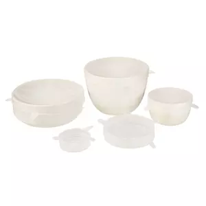 &AGAIN SILICONE BOWL COVERS 5PK
