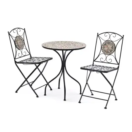 Algiers mosaic on sale bistro set