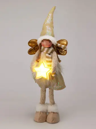 ANGEL PLUSH STANDING LED 55CM - image 1
