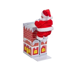 Animated Climbing Chimney Santa