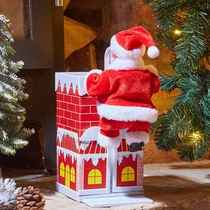 Animated Climbing Chimney Santa - image 4