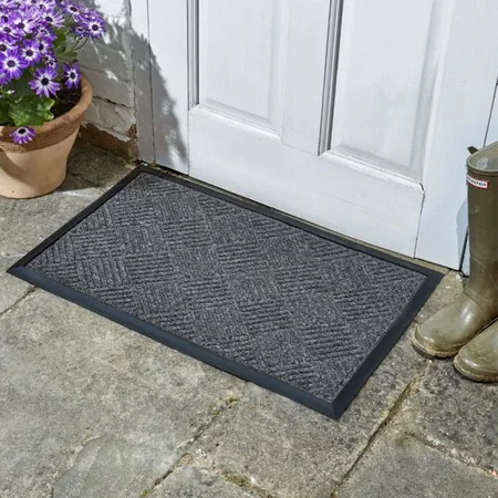 Opti-Mat Anthracite Chequered 45 x 75cm - image 1